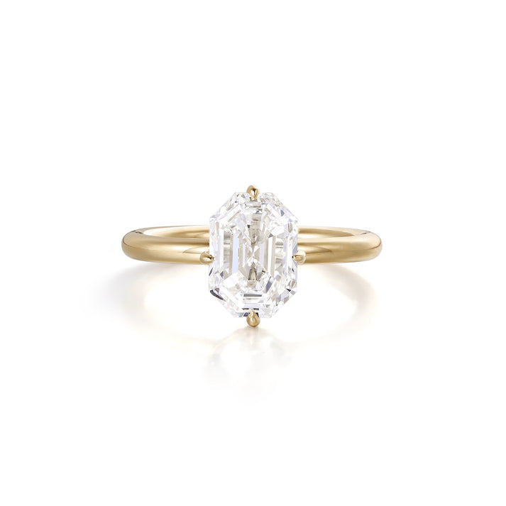 Bethany-Emerald Cut Lab Grown Diamond Ring