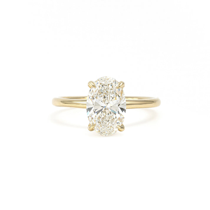 Luna-Oval Cut Lab Grown Diamond Ring