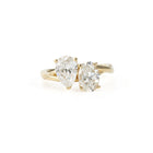 Ivy-Pear and Oval Cut Lab Grown Diamond Ring
