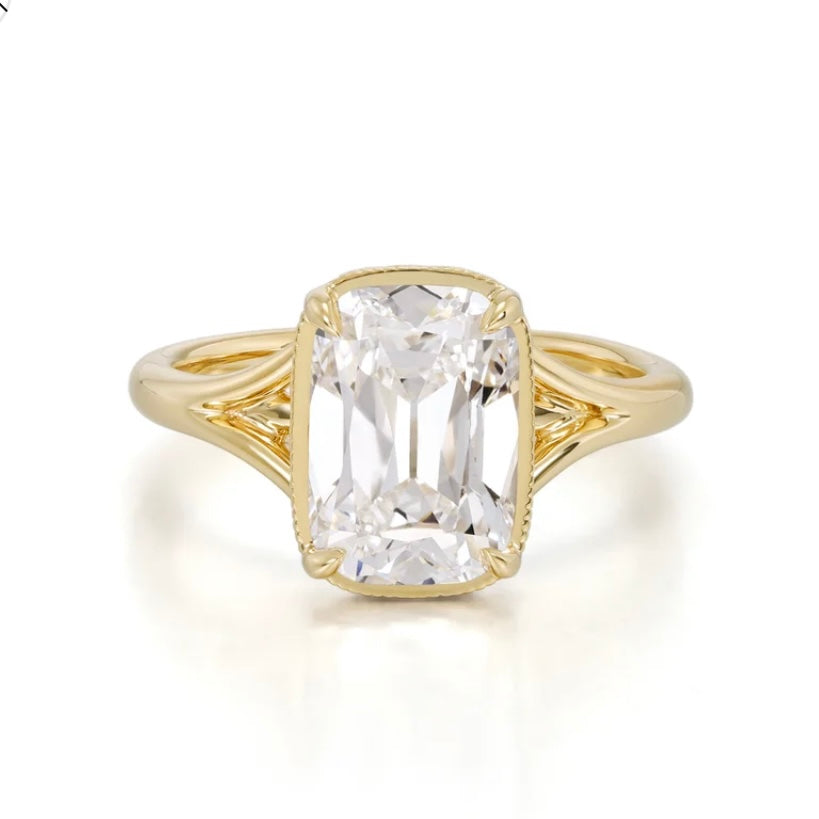 Custom Order Deposit - 2ct Cushion Cut Lab Diamond Ring