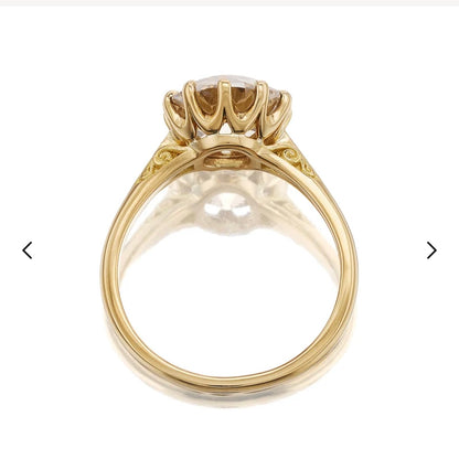 Custom Order Deposit- 3ct Old European Cut Lab Diamond Ring
