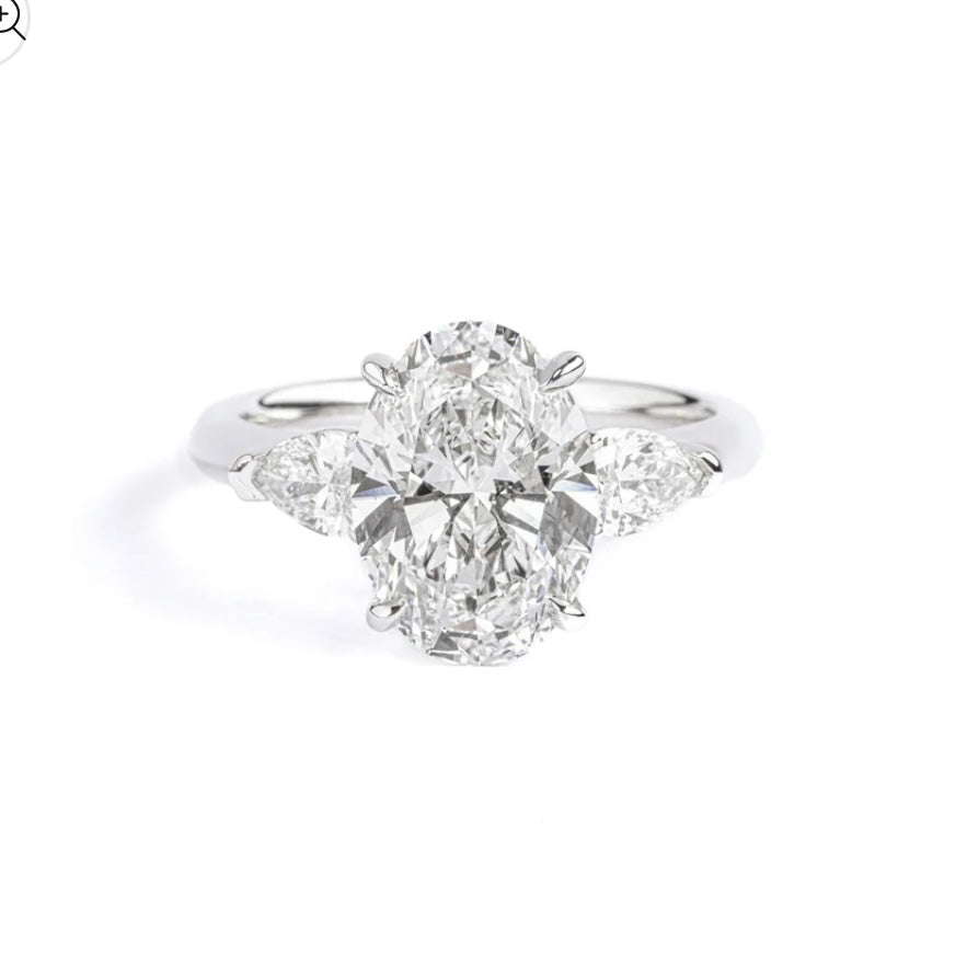 Custom Order Deposit- 1.63ct Oval Cut Lab Diamond Ring