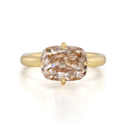 Custom Order Deposit - 3ct Alice-Lab Champagne Champagne Diamond Ring