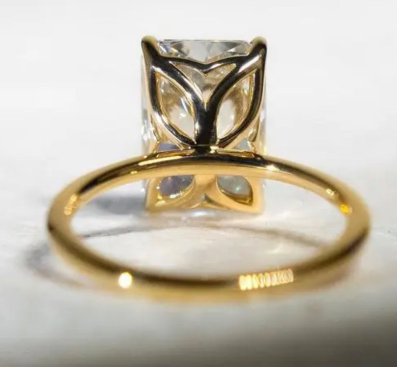 Custom Order Deposit- 2.24ct Old Mine Cut Lab Diamond Chain Ring