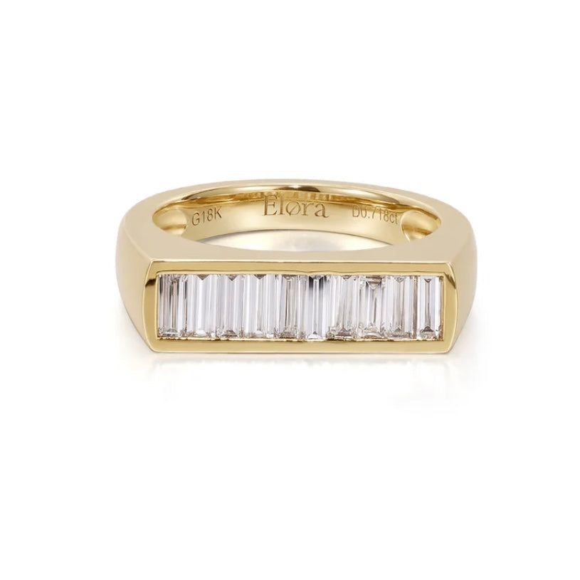 Custom Order- Baguette Cut Diamond Eternity Band