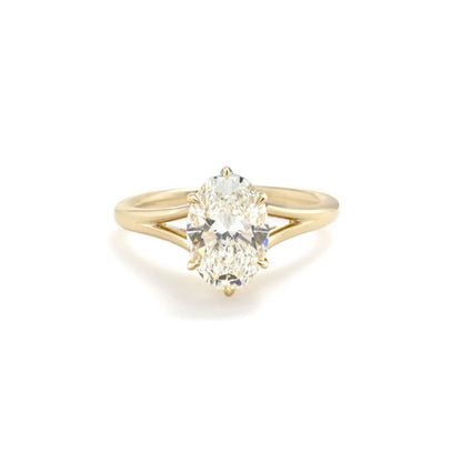 Custom Order Deposit - 1.65ct Oval Cut Lab Diamond Ring