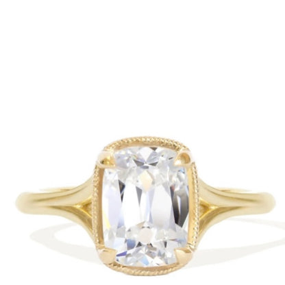 Custom Order Deposit- 2.24ct Old Mine Cut Lab Diamond Chain Ring