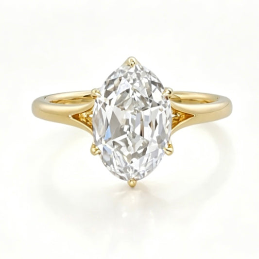 Custom Order Deposit - 3ct Oval cut Lab Diamond Ring