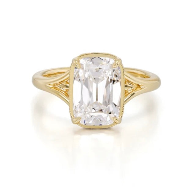 Custom Order Deposit - Claire-4ct Oval cut Lab Diamond Ring