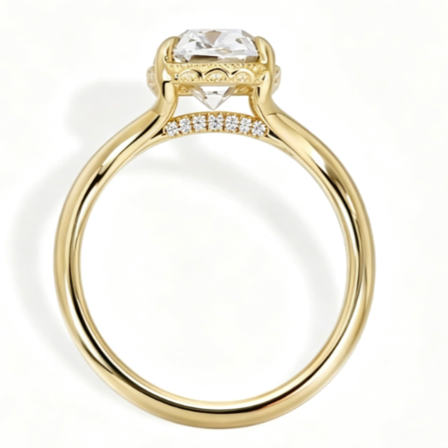 Custom Order Deposit - Claire-4ct Oval cut Lab Diamond Ring