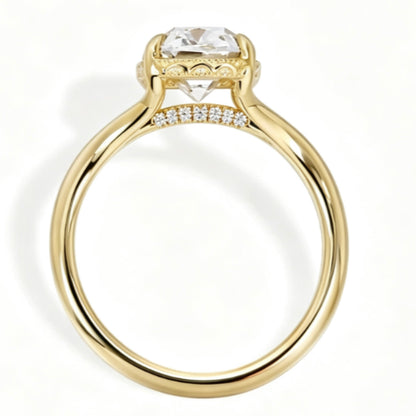 Custom Order Deposit - Claire-4ct Oval cut Lab Diamond Ring