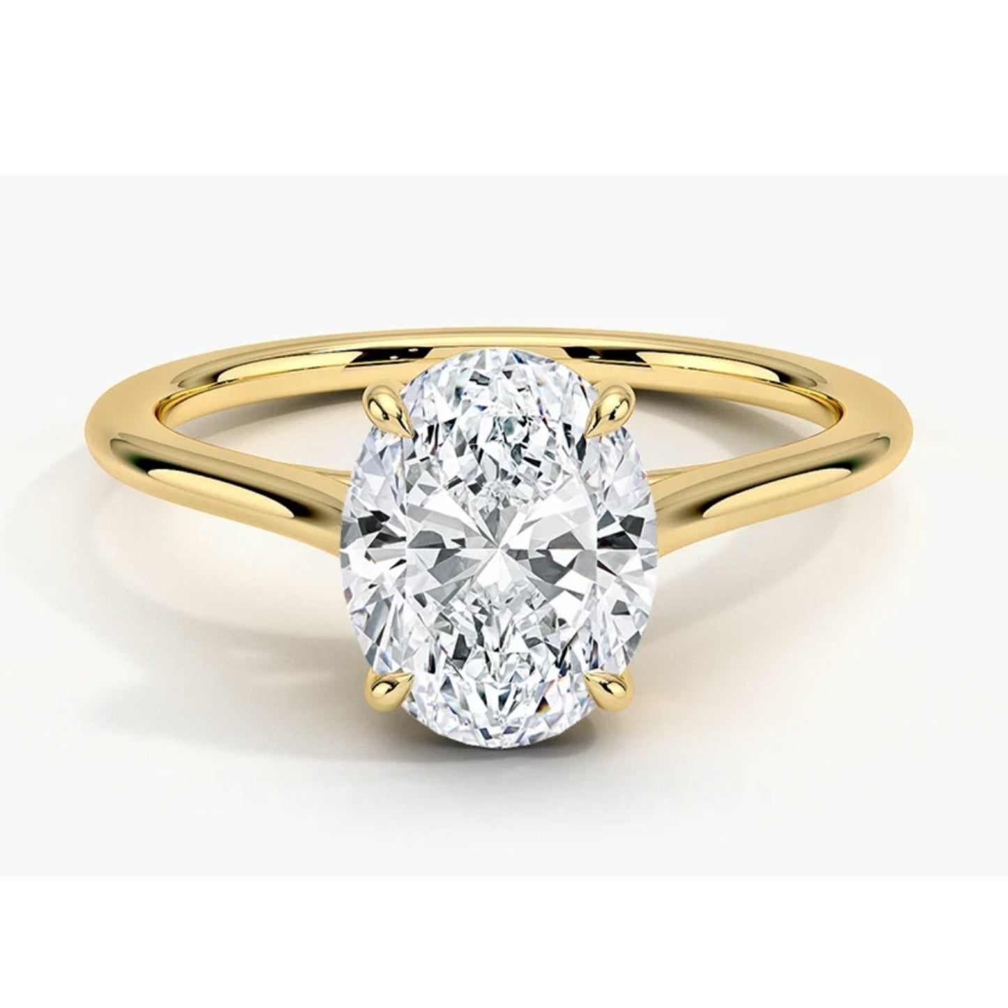 Custom Order Deposit - 5.2ct Cushion Cut Lab Champagne Diamond Ring