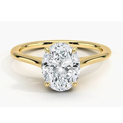 Custom Order Deposit - 5.2ct Cushion Cut Lab Champagne Diamond Ring