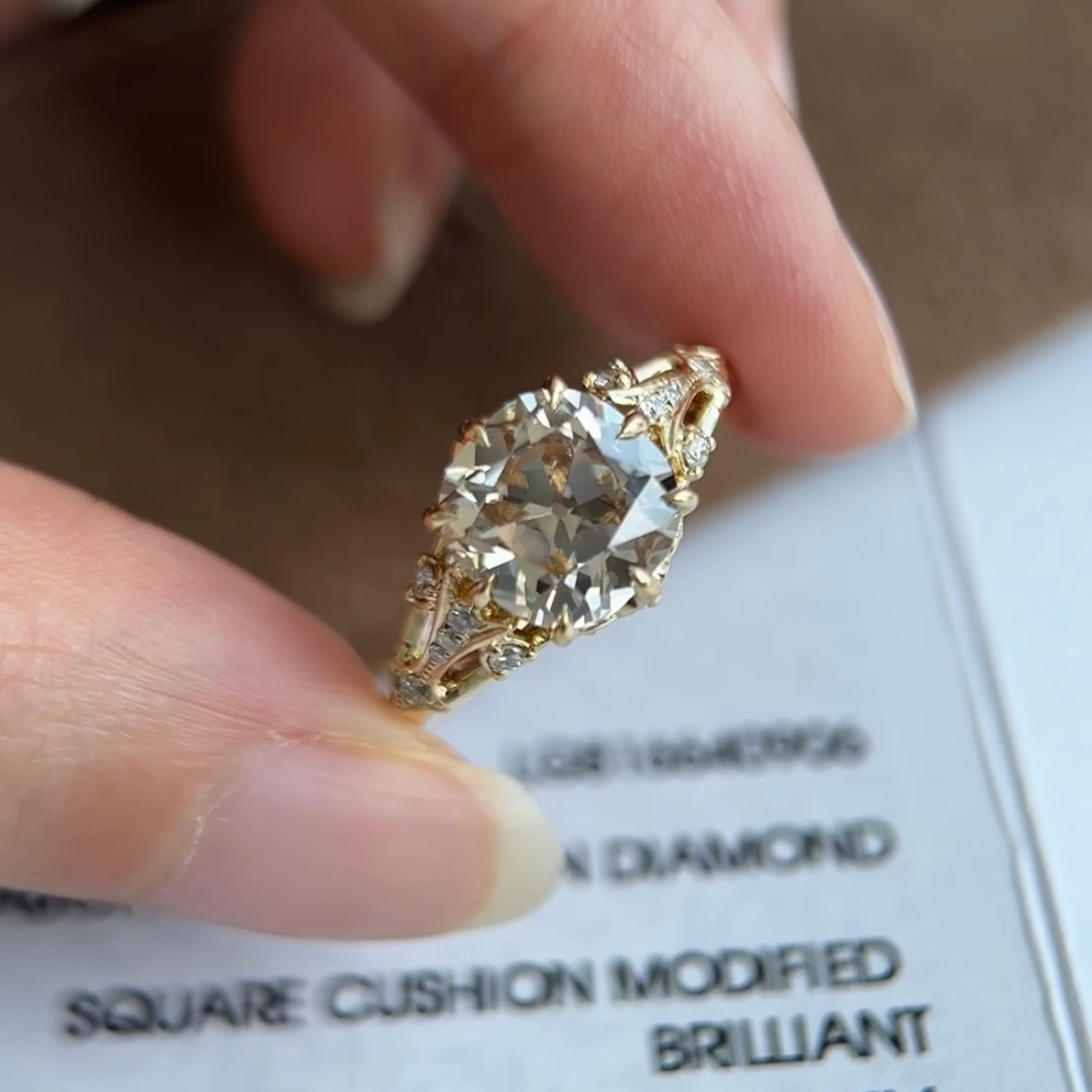 Custom Order Final Payment- 3ct OMC Lab Grown Diamond Ring