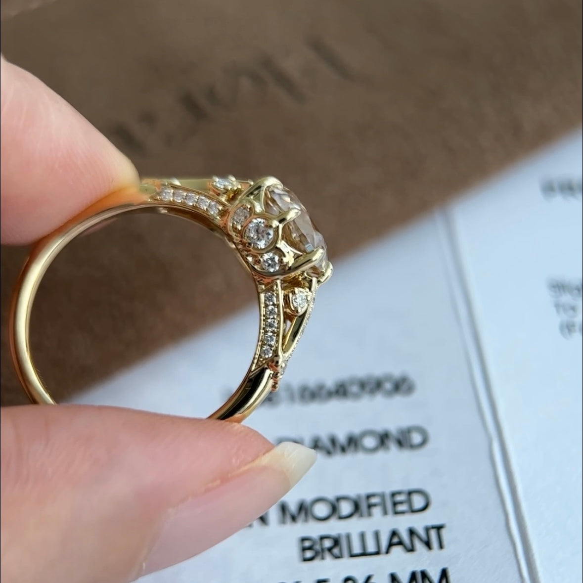 Custom Order Final Payment- 3ct OMC Lab Grown Diamond Ring