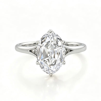 Custom Order Deposit - 6ct Oval Cut Lab Diamond Setting