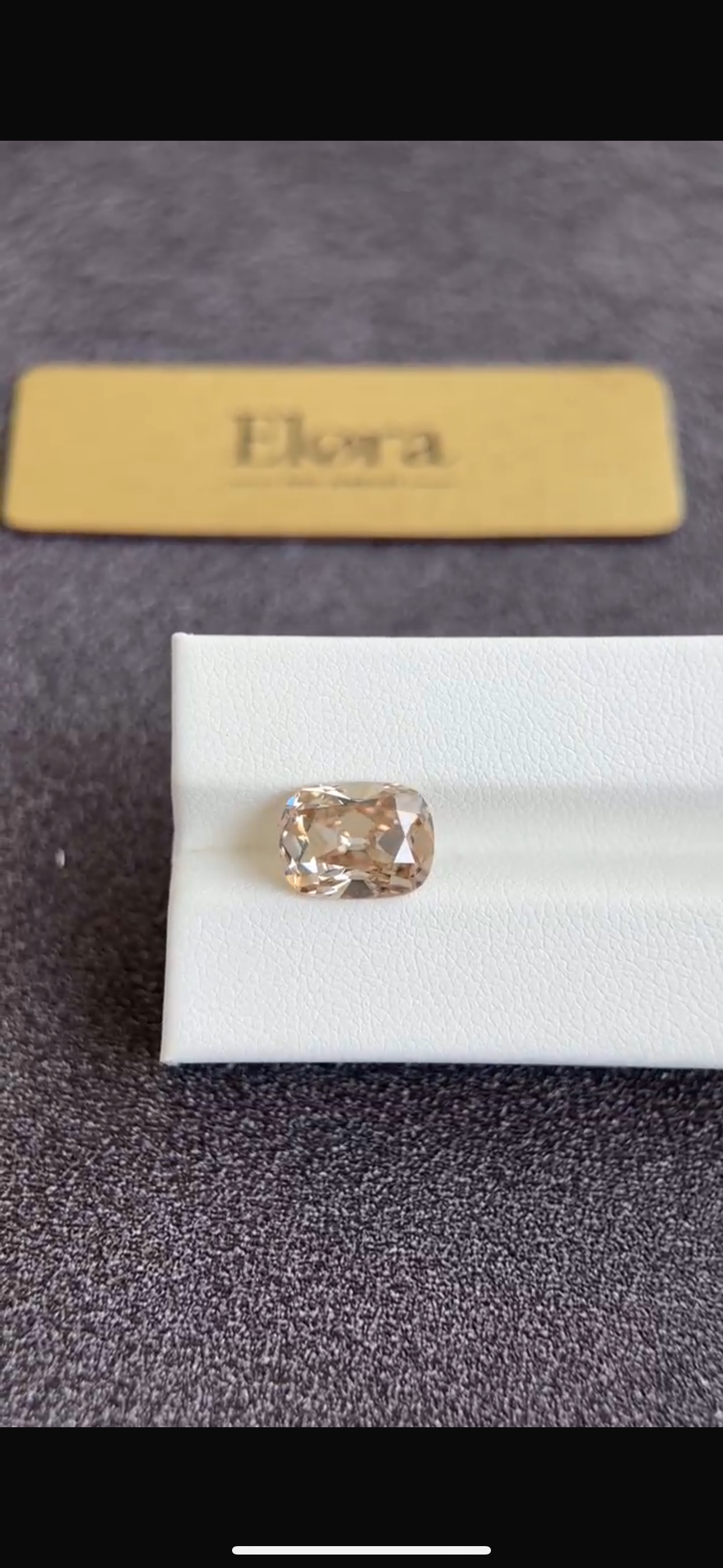 3.665 carat ring 14k yellow ring setting deposit