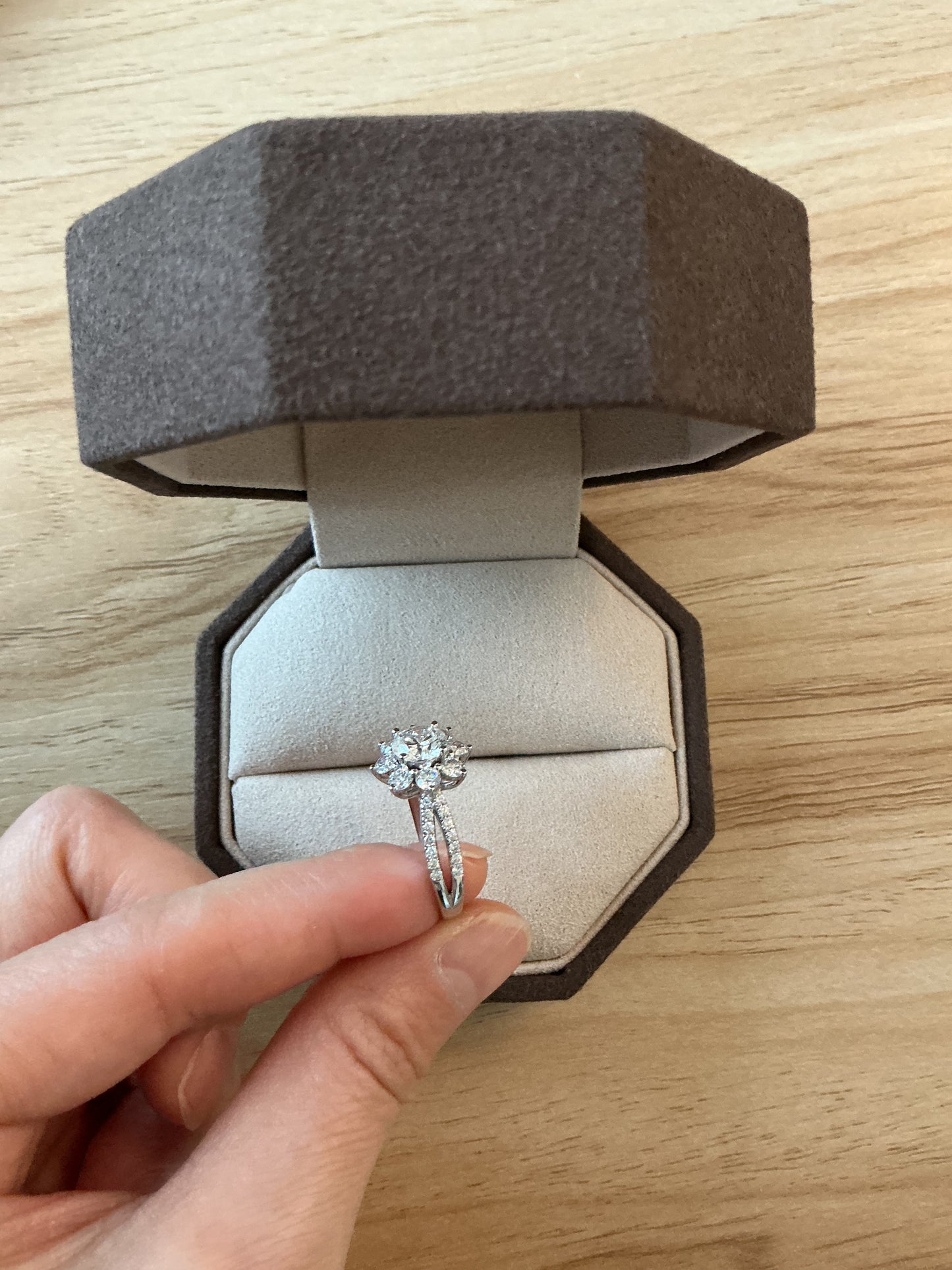 1ct Round Diamond Ring in Platinum