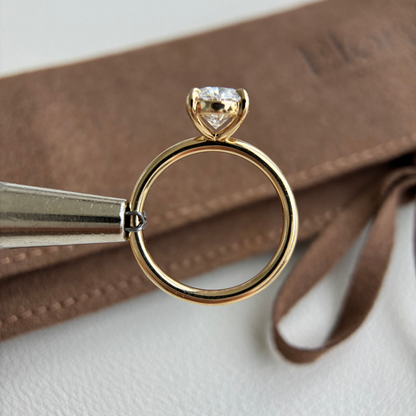 Luna-2.05ct Oval Cut Lab Grown Diamond Ring