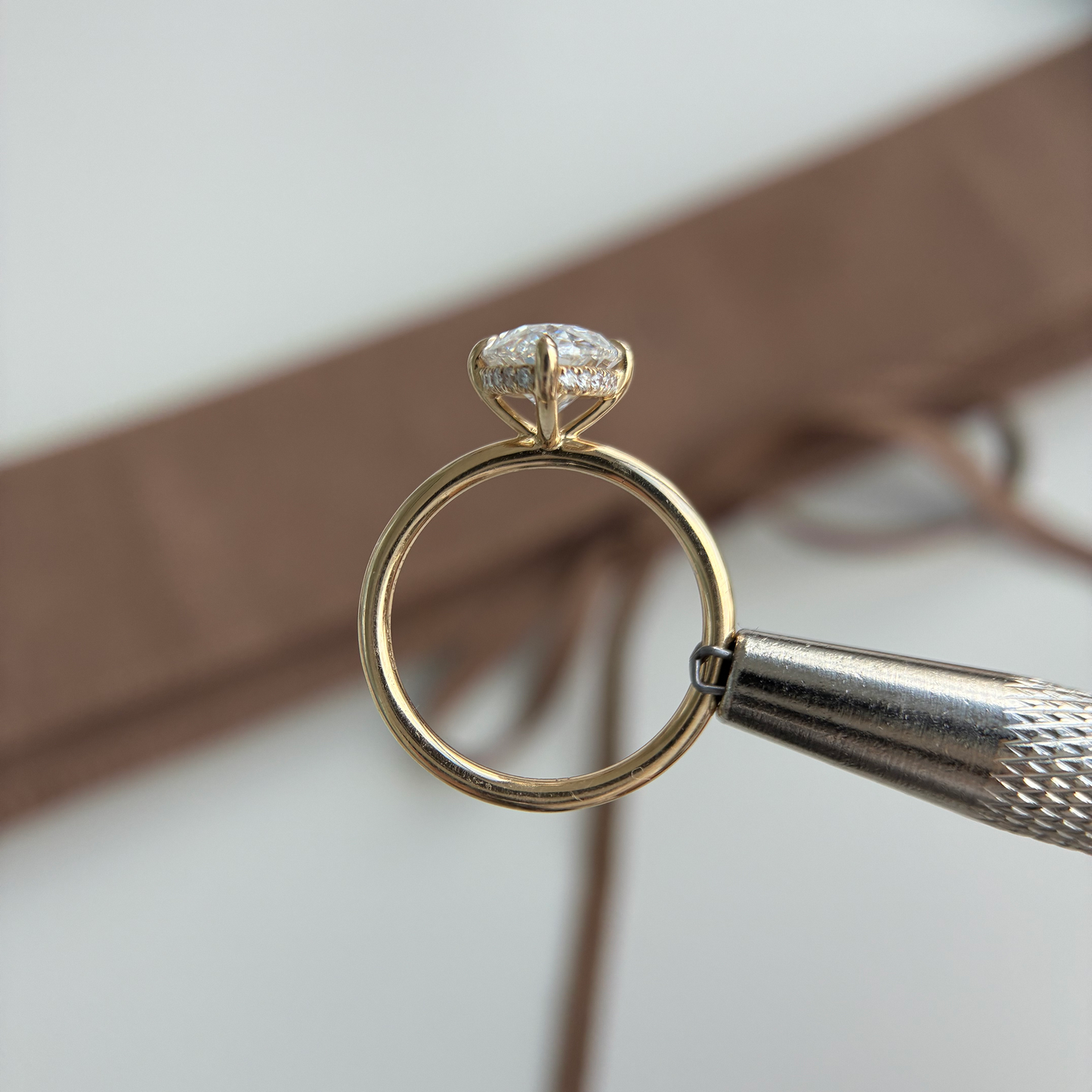 Belle-3.03ct Oval Cut Lab Grown Diamond Ring