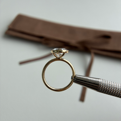 Sofia-3.04ct Pear Cut Lab Grown Diamond Ring