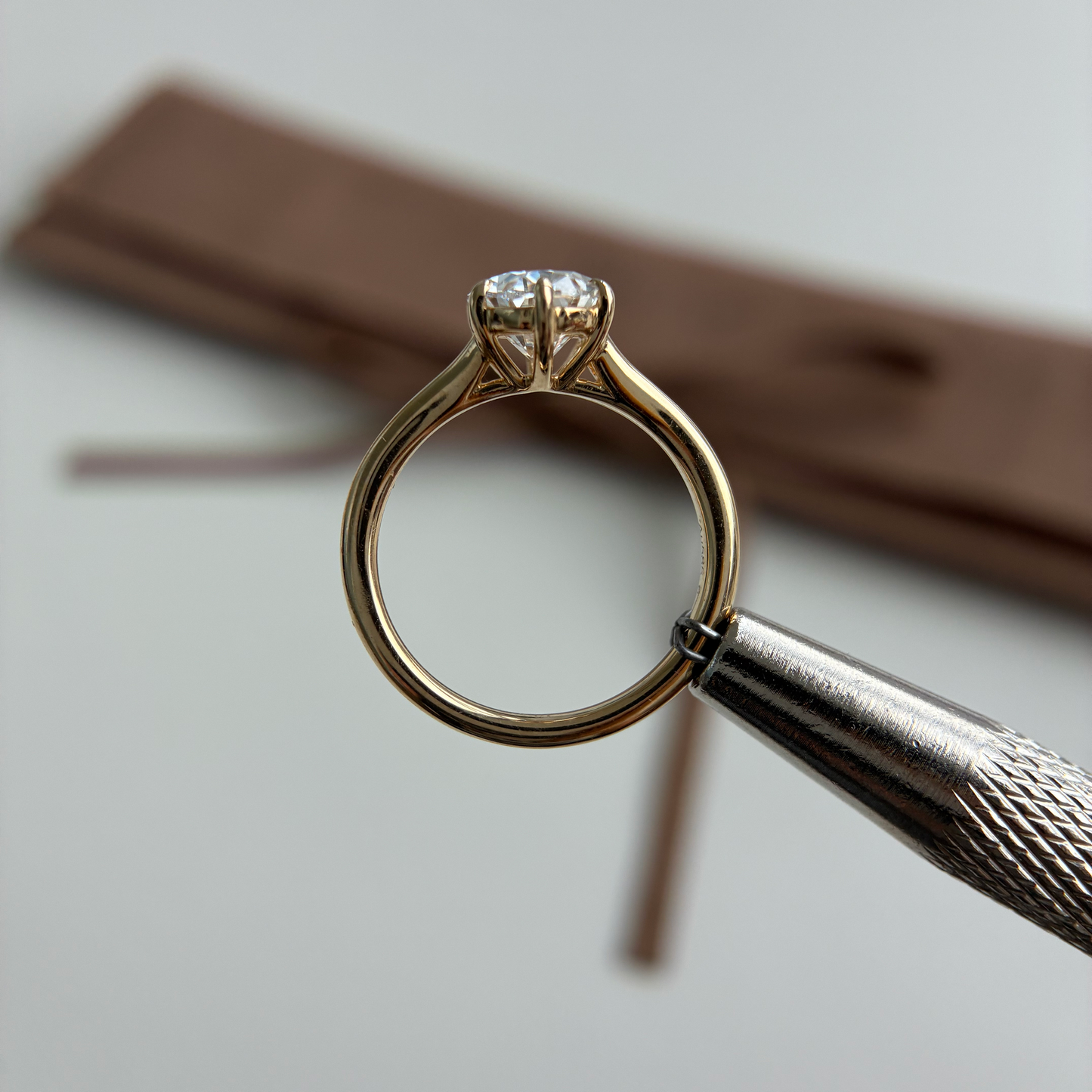 Edith-2.02ct Oval Cut Lab Grown Diamond Ring