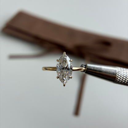 Elena-2.02ct Marquise Cut Lab Grown Diamond  Ring