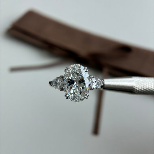 Dakota-5.03ct Oval Cut Lab Grown Diamond Ring