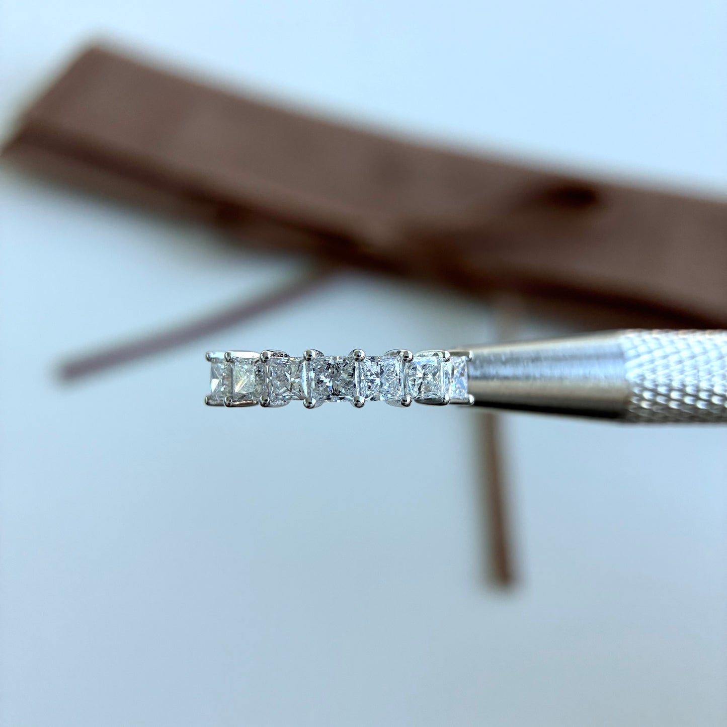 Lyla-Princess Cut Lab Grown Diamond Eternity Band
