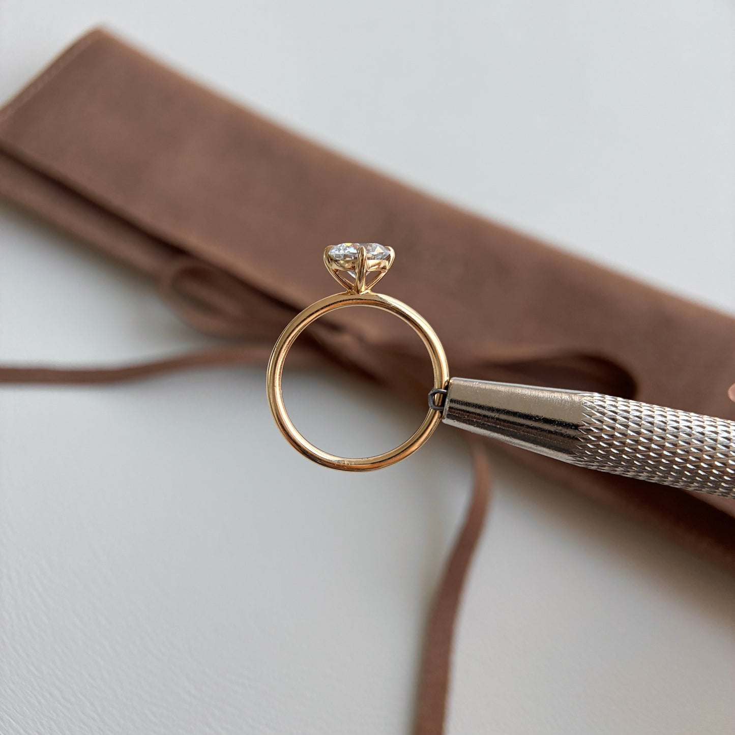 Layla-1.08ct Round Cut Lab Grown Diamond Ring