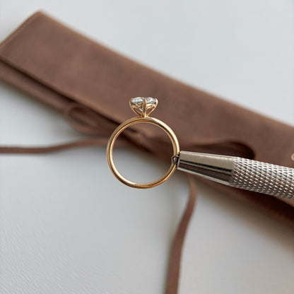 Layla-1.08ct Round Cut Lab Grown Diamond Ring