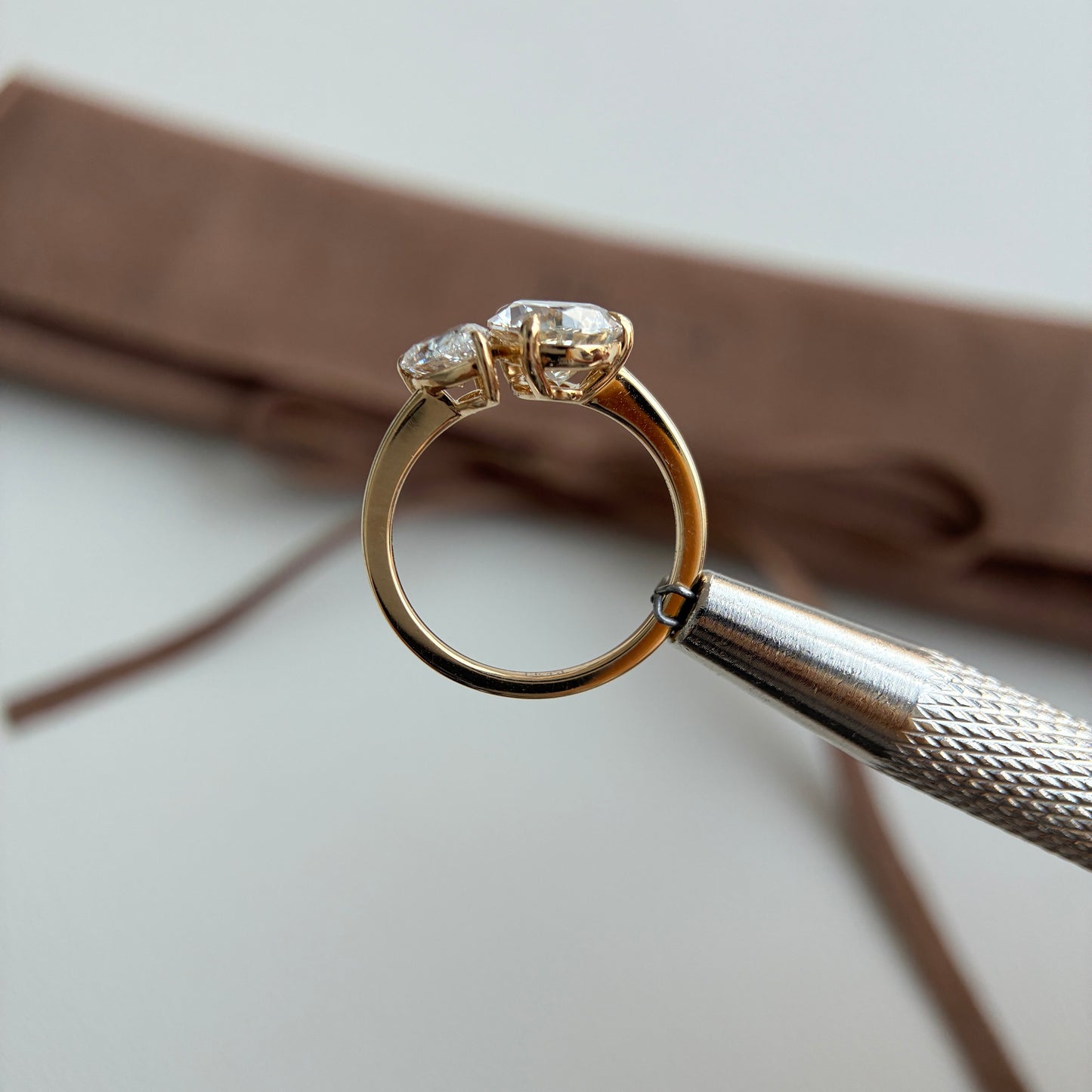 Avery-2.05ct Pear Cut Lab Grown Diamond Ring