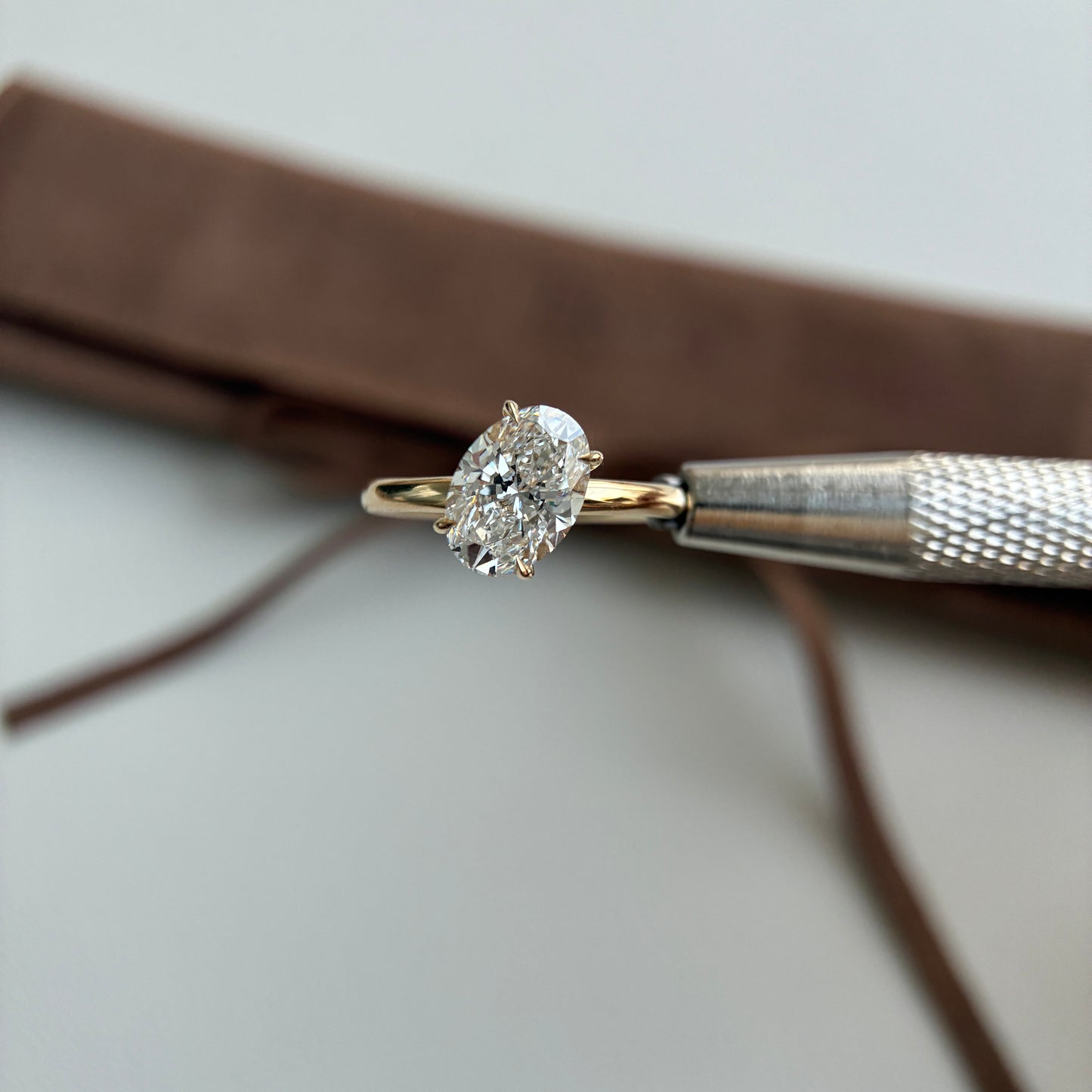 Mira-2.03ct Oval Cut Lab Grown Diamond Ring