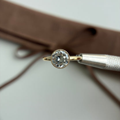 Wade-2.02ct Old European Cut Lab Grown Diamond Engagement Ring