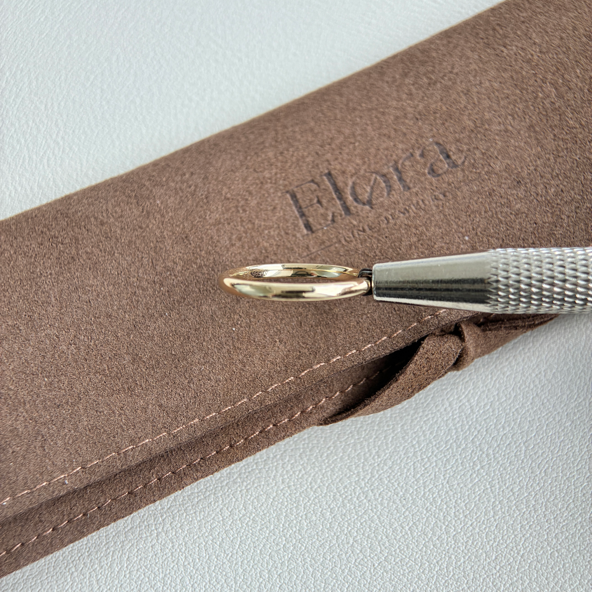Ella – Eternity-Ehering aus Gelbgold