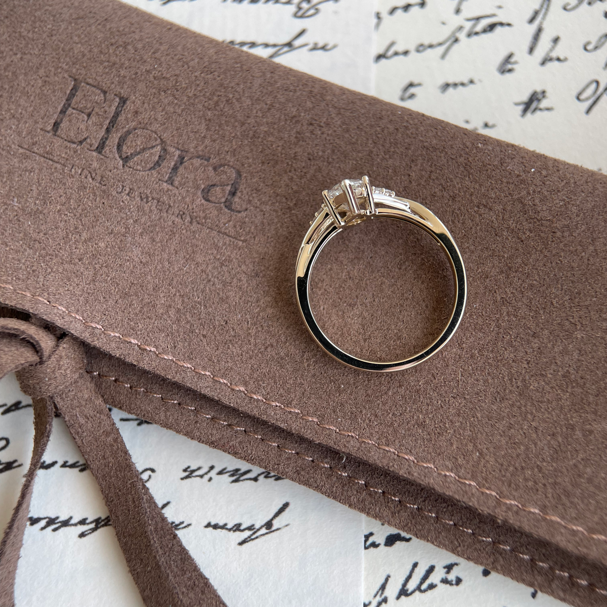 Leda-Marquise Cut Lab Grown Diamond Ring
