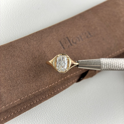 Ellie-2.03ct Cushion Cut Lab Grown Diamond Ring