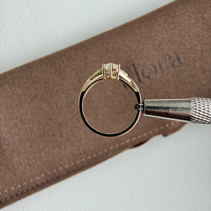 Lottie-Marquise Cut Lab Grown Diamant Pinky Ring