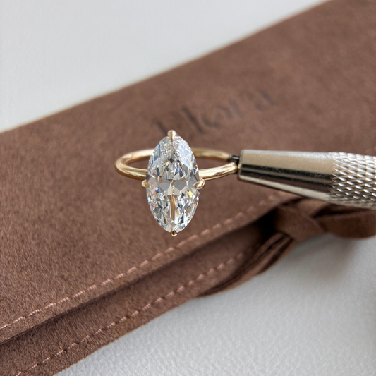 Belle-3.03ct Oval Cut Lab Grown Diamond Ring