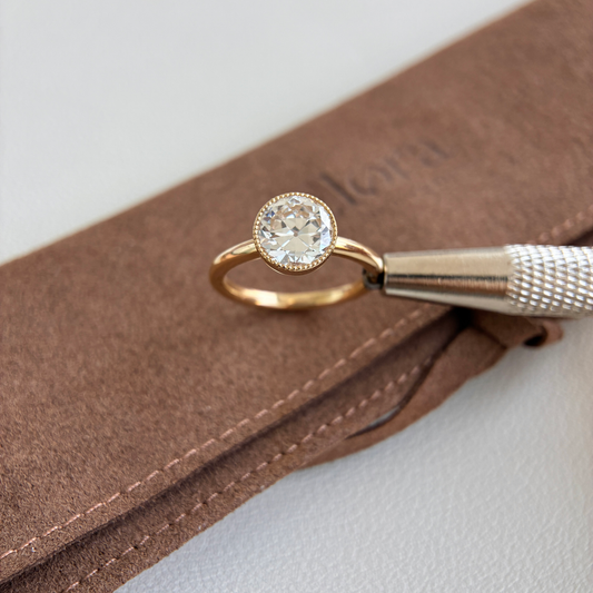 Wade-2.02ct Old European Cut Lab Grown Diamond Engagement Ring