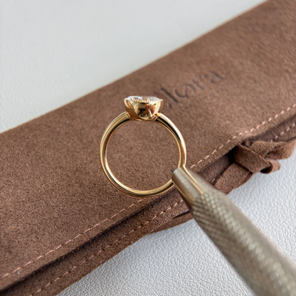 Wade-2.02ct Ring mit im Labor gezüchtetem Diamanten im Altschliff