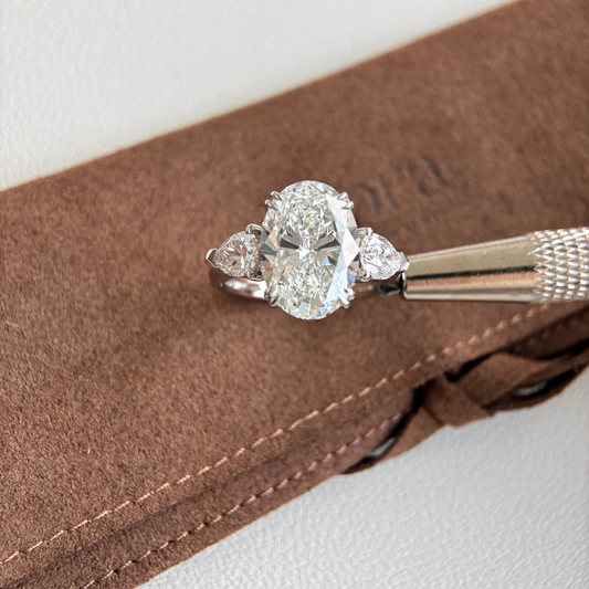Dakota-5.03ct Oval Cut Lab Grown Diamond Ring