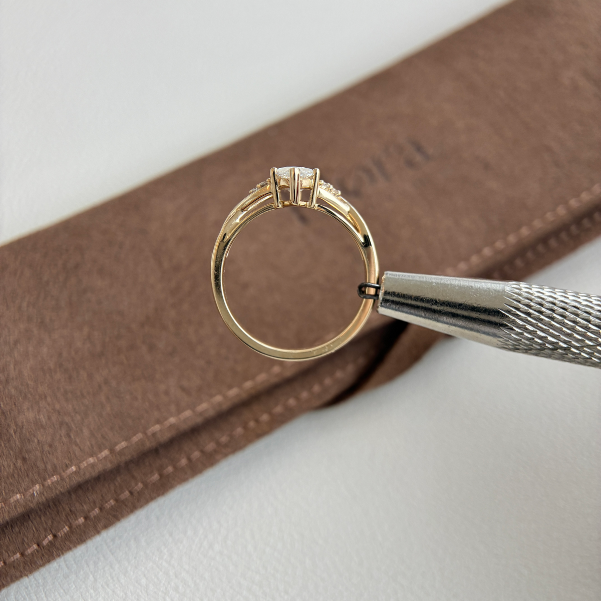 Lottie-Marquise Cut Lab Grown Diamant Pinky Ring