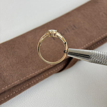Lottie-Marquise Cut Lab Grown Diamant Pinky Ring