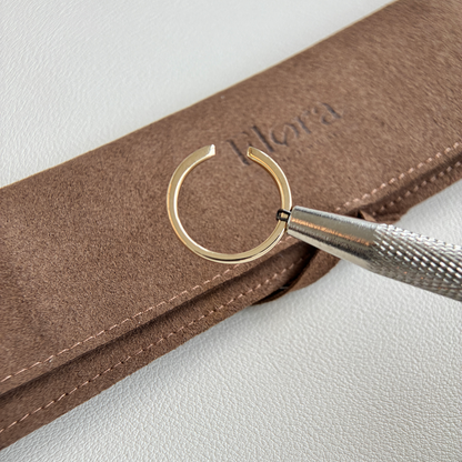 Calla-Gelbgold Offener Bandring
