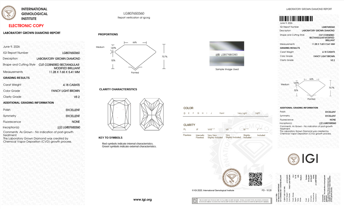 Verlobungsring mit im Labor gewachsenem Diamant im strahlenden Rosa von Lucia-Brown