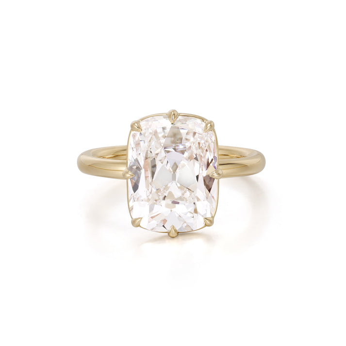 Eliza-Old Mine Cut Lab Grown Diamond Engagement Ring