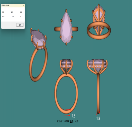 Pear Pink Diamond Hidden Halo Ring