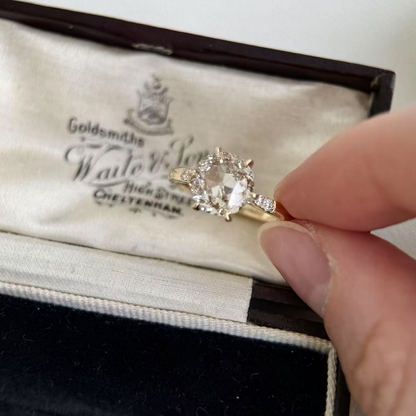 Sonora-Champagne Old European Cut Lab Grown Diamond Ring