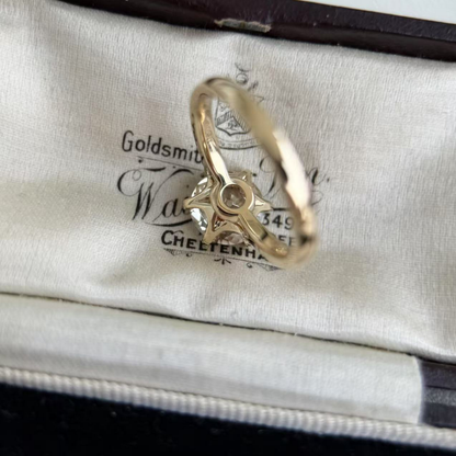 Sonora-Champagne Old European Cut Lab Grown Diamond Ring